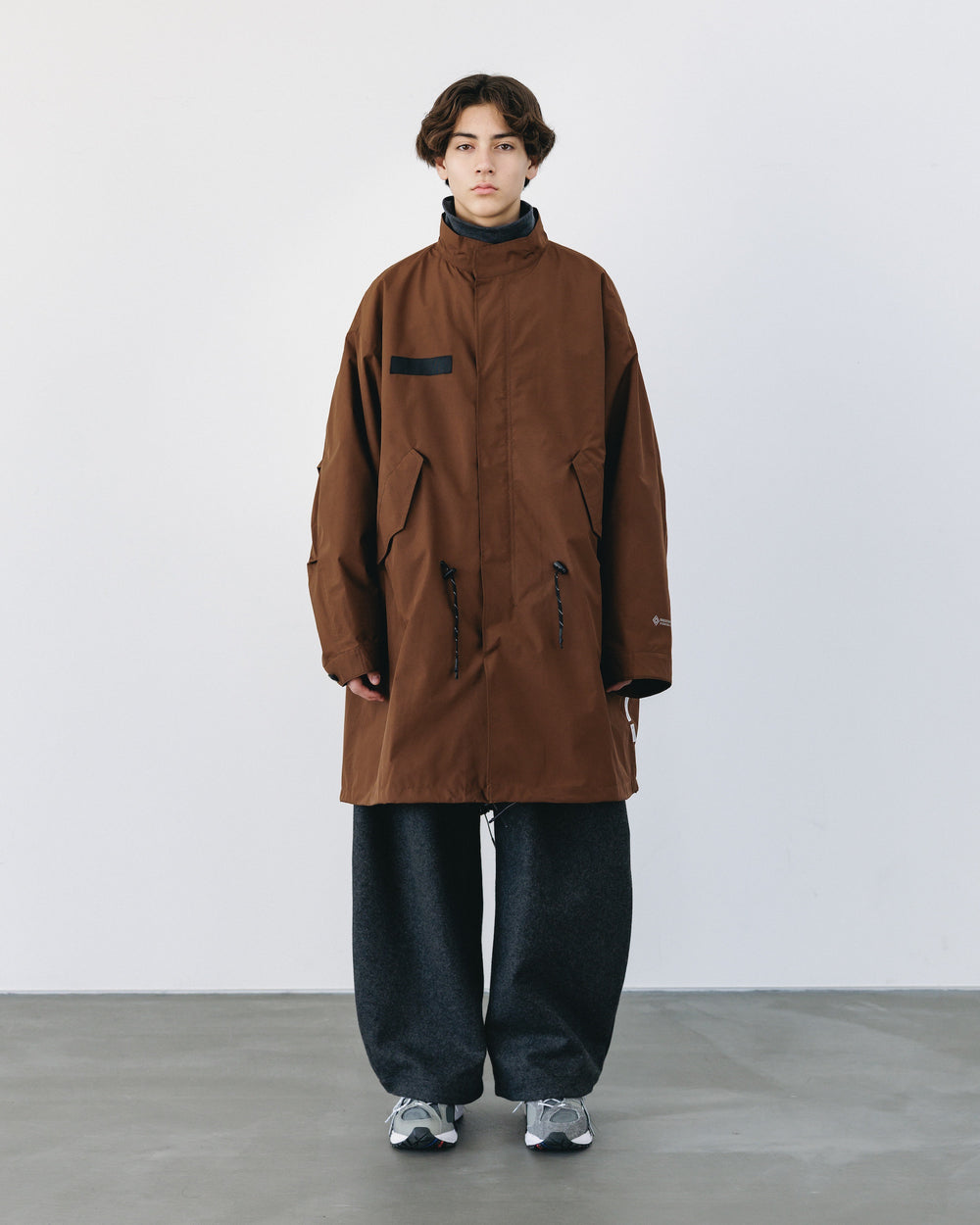 CLESSTE / +Phenix Windstopper ® By Gore-tex Labs City Fishtail Parka With Liner Jacket (Chocolate Brown)