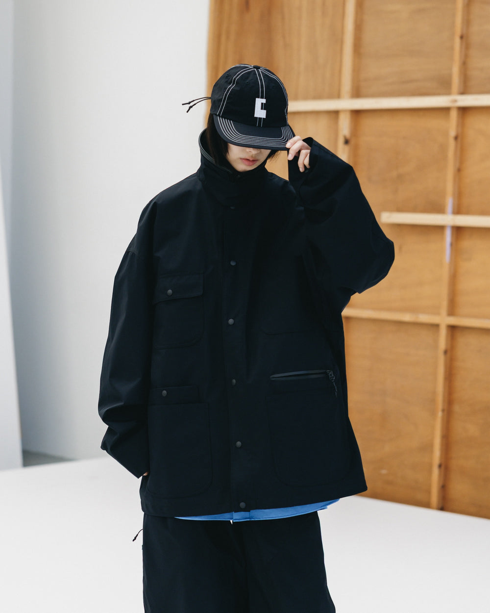 CLESSTE / 'C' Active City Cap 001 (Black x White)