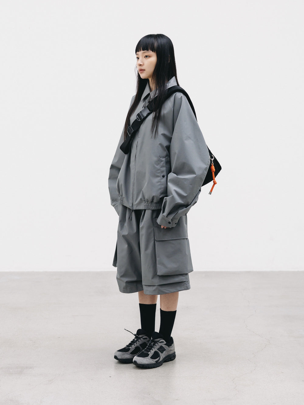 CLESSTE / +Phenix Windstopper ® By Gore-tex Labs City Military Half Pants (Charcoal Gray)