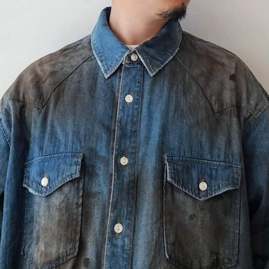 DISCOVERED / Crash Denim Shirts (Indigo)