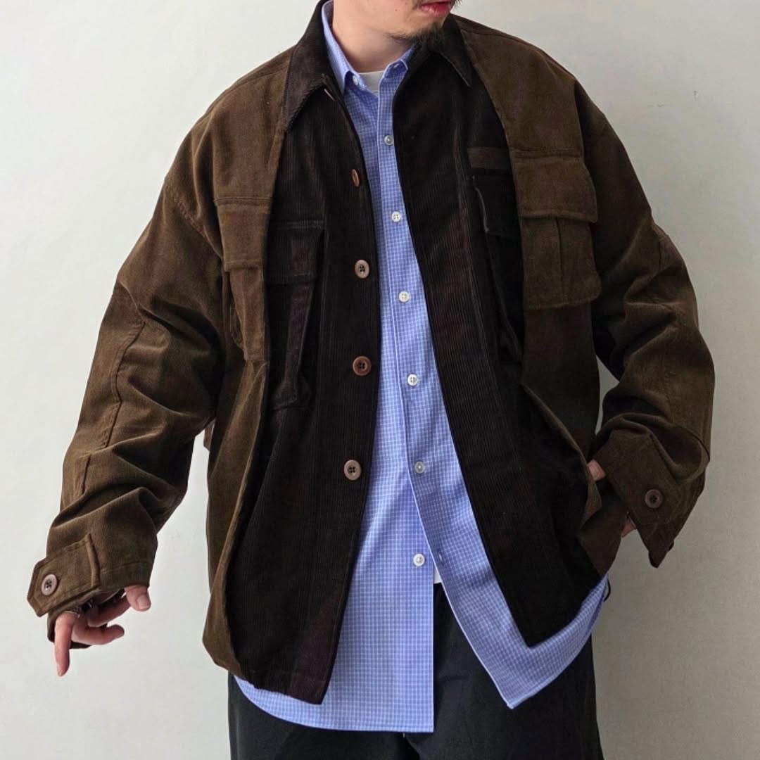 ELEPHANT TRIBAL FABRICS / Double Military Jacket