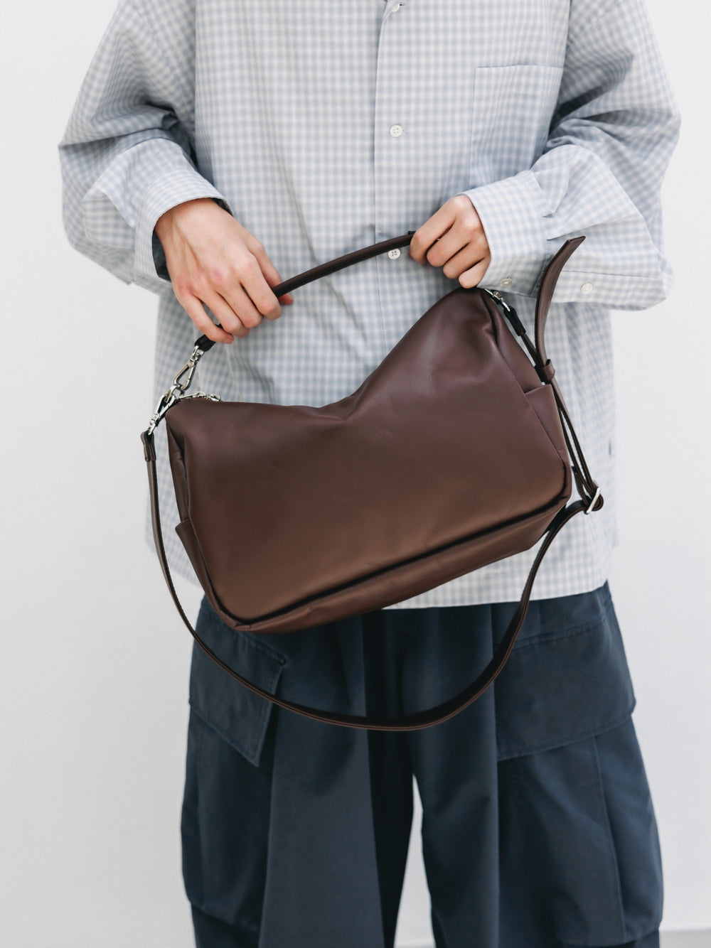 CLESSTE / Leather Day Off Bag (Brown)