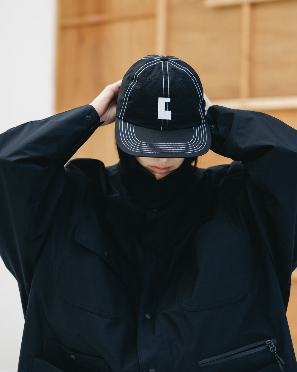 CLESSTE / 'C' Active City Cap 001 (Black x White)