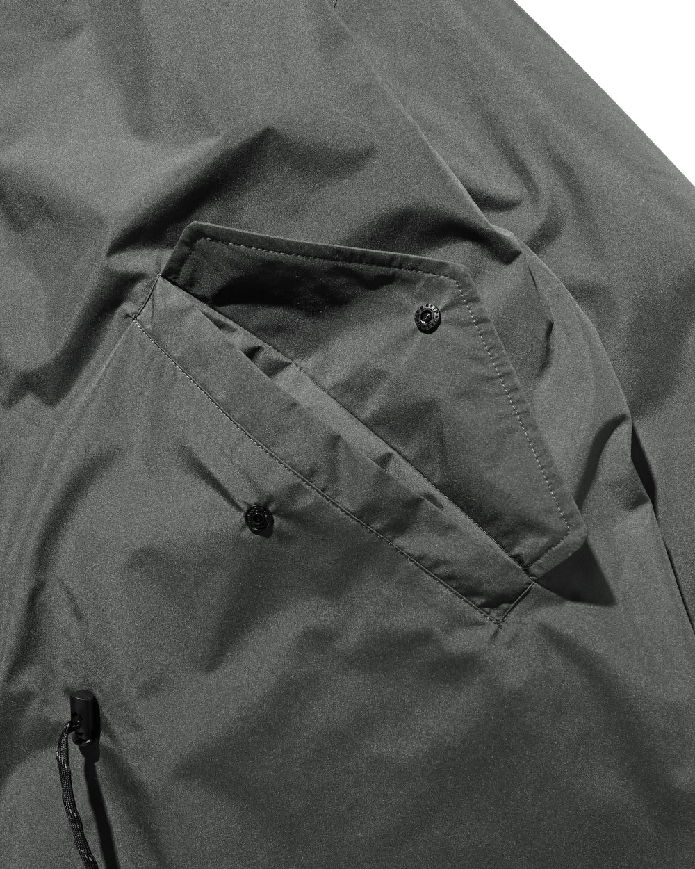 CLESSTE / +Phenix Windstopper ® By Gore-tex Labs City Fishtail Parka With Liner Jacket (Asphalt Gray)