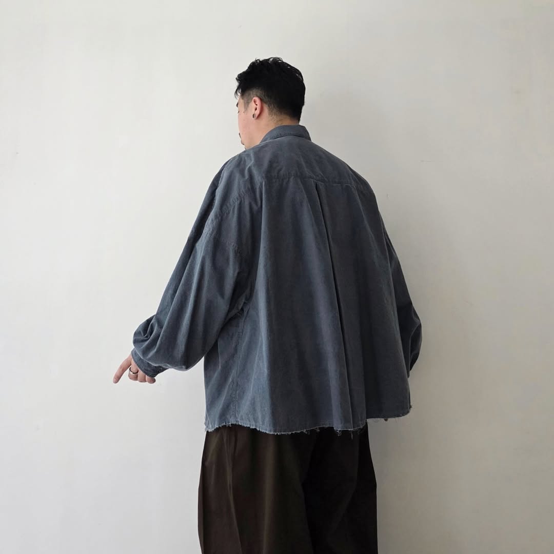 THE JEAN PIERRE / Signature 11XL Shirt (Broad)(Fade Nvy)