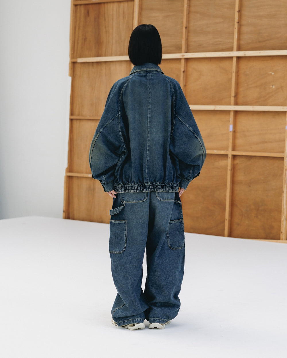 CLESSTE / Vintage Dyed Selvedge Denim City Utility Jacket (Vintage Indigo)