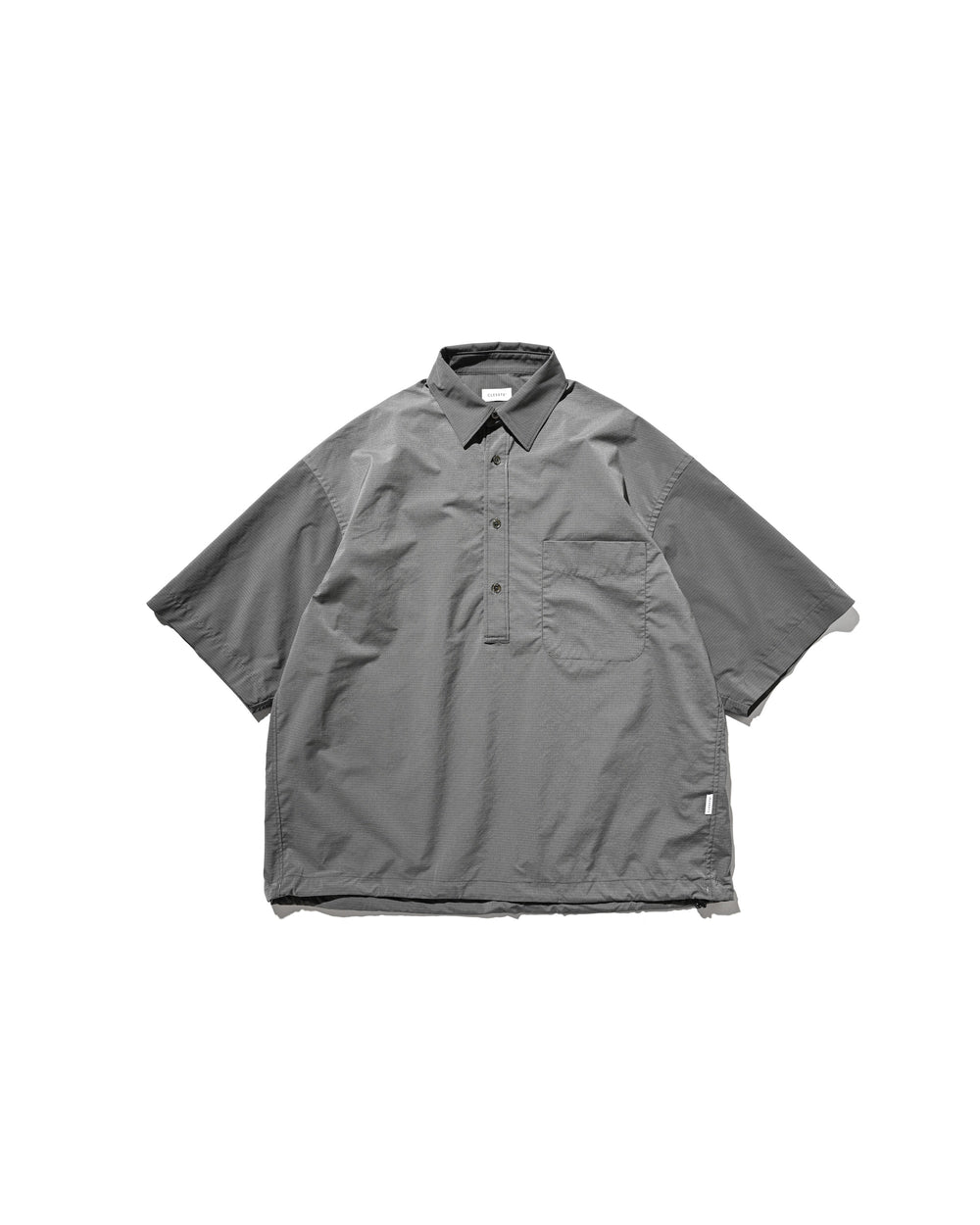 CLESSTE / Mini Plaid S/S Pullover Shirt (Charcoal)