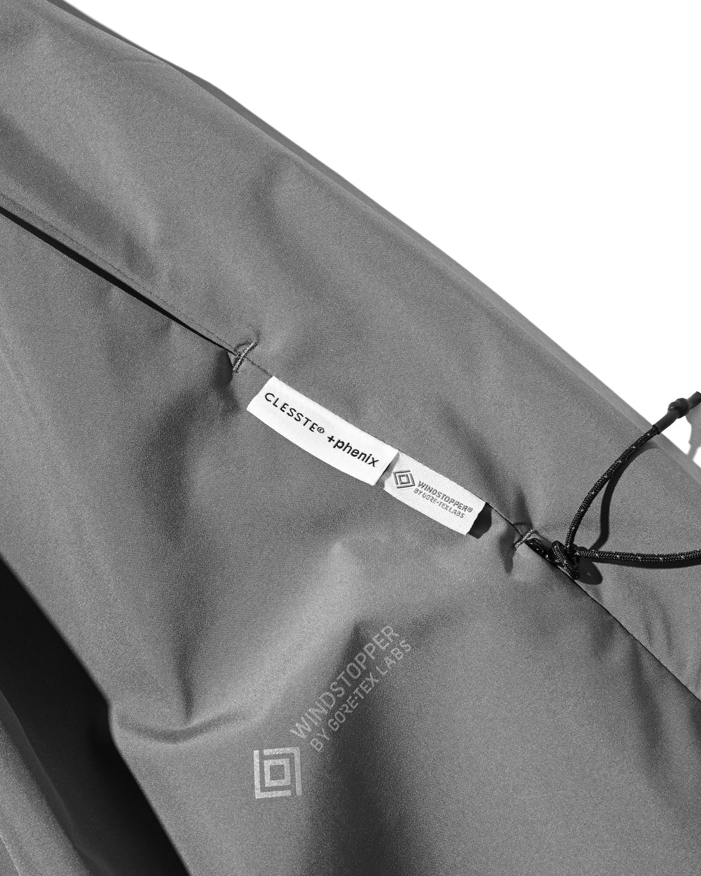 CLESSTE / +Phenix Windstopper ® By Gore-tex Labs City Barrel Leg Pants (Charcoal Gray)