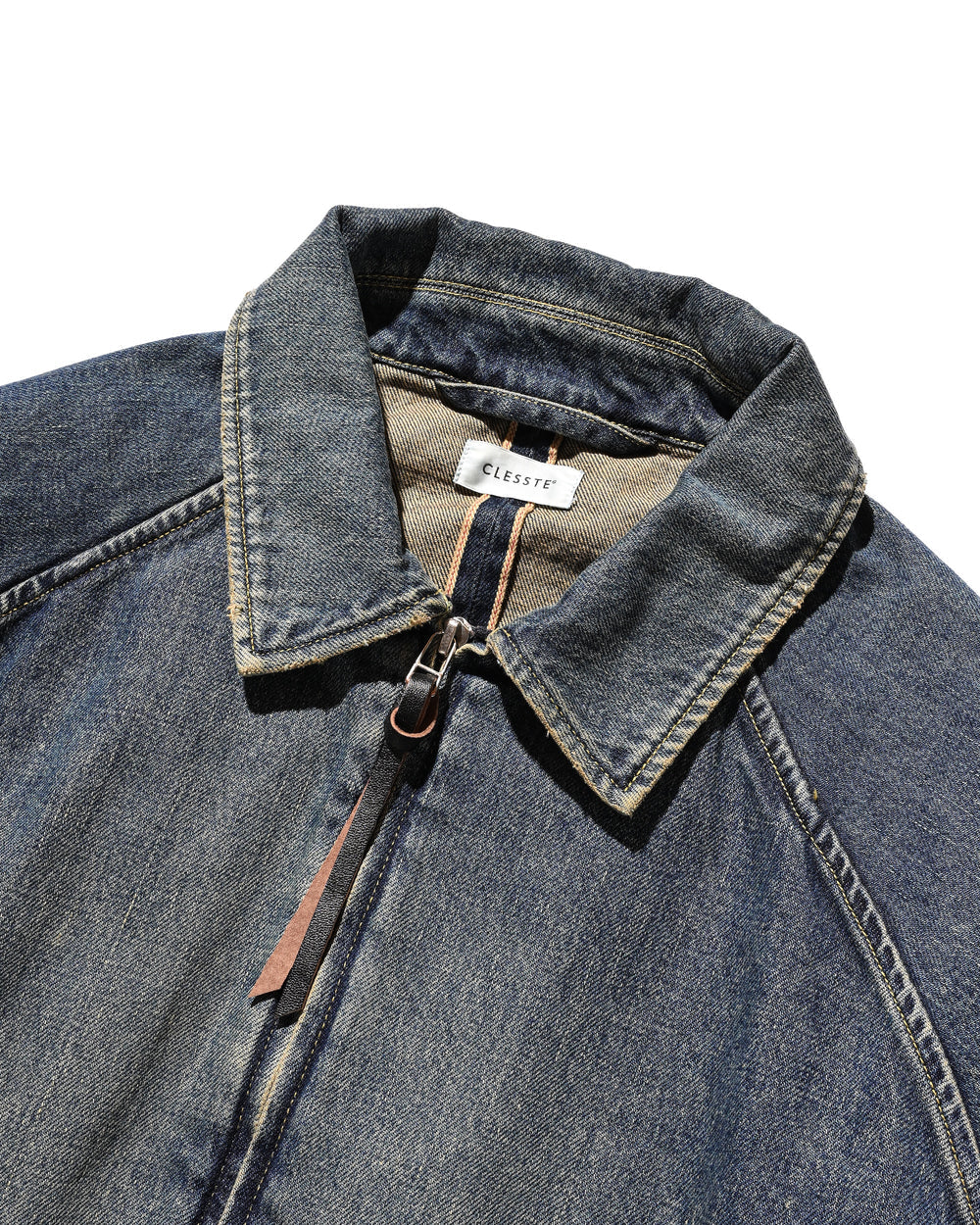 CLESSTE / Vintage Dyed Selvedge Denim City Utility Jacket (Vintage Indigo)