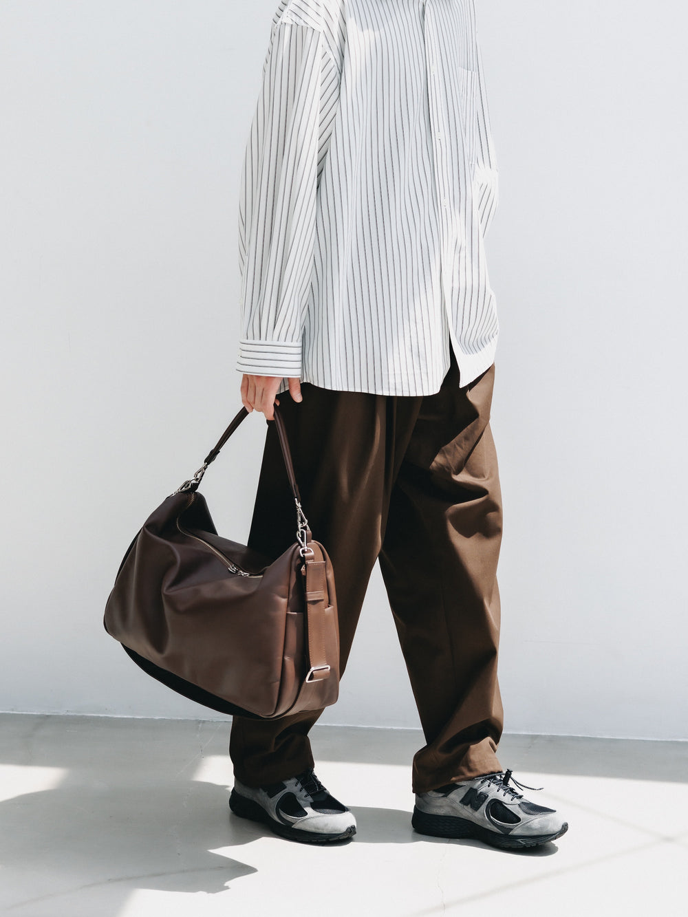 CLESSTE / Leather Day Off Bag Large (Brown)