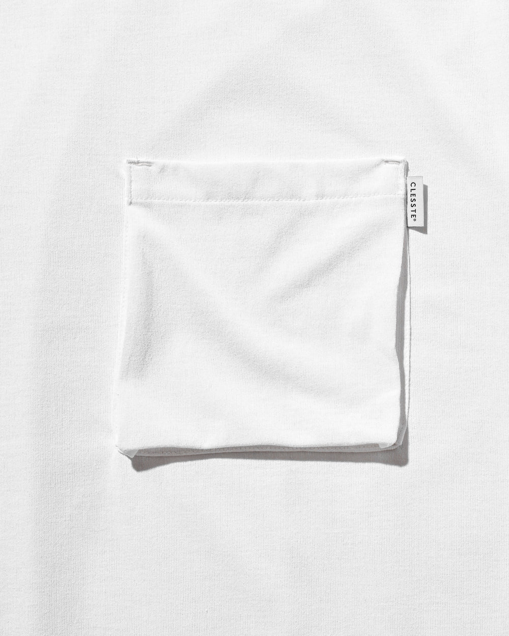 CLESSTE / 3D Pocket Massive T-Shirt With Drawstrings (White)