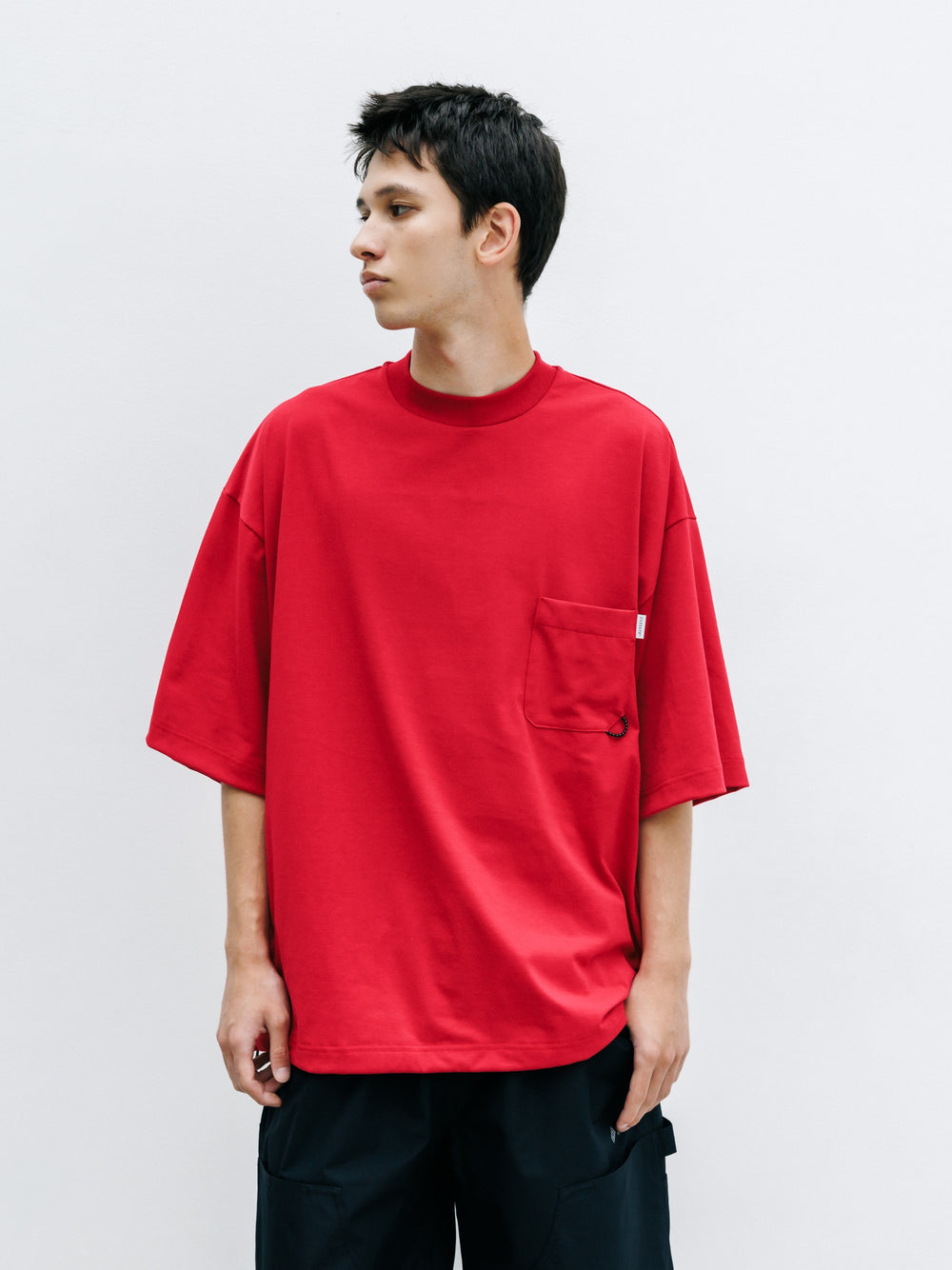 CLESSTE / Tech Pocket S/S T-Shirt (Red)