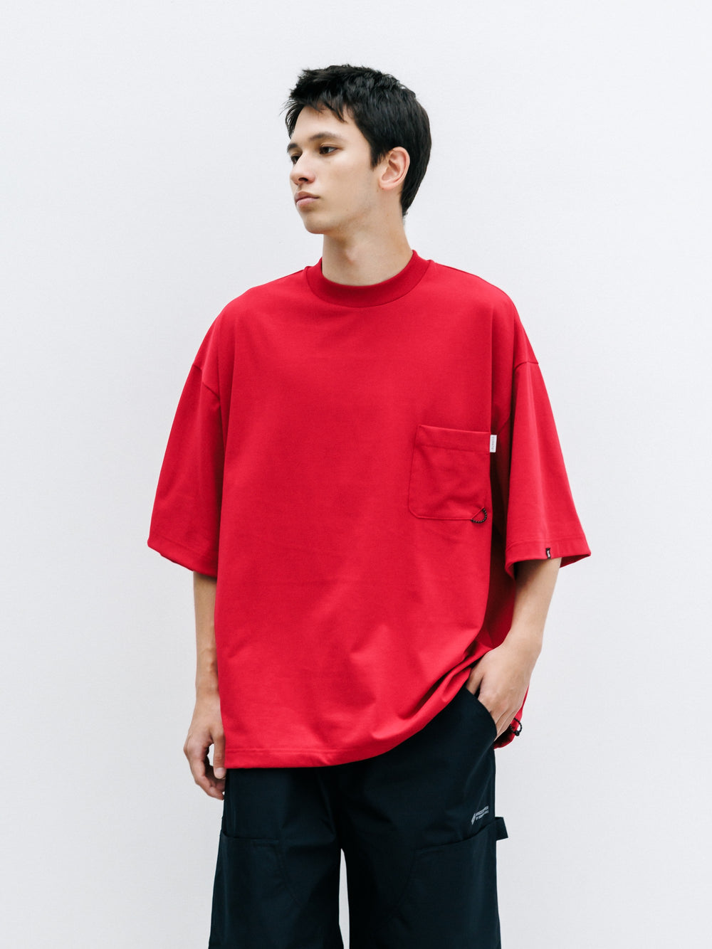 CLESSTE / Tech Pocket S/S T-Shirt (Red)
