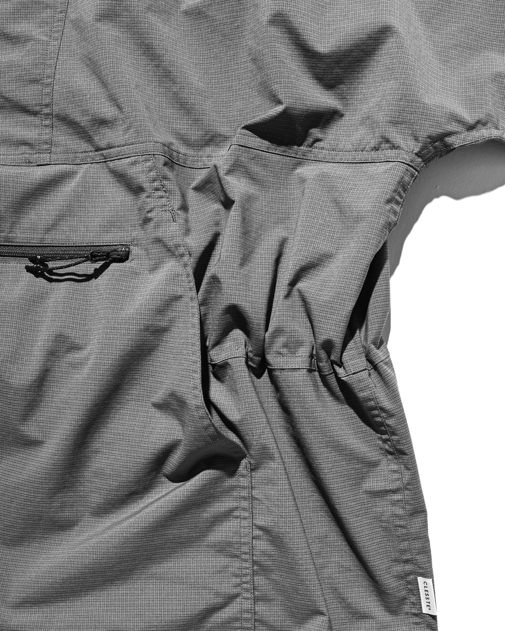 CLESSTE / Packable City Anorak Parka (Gray Mini Graph Check)