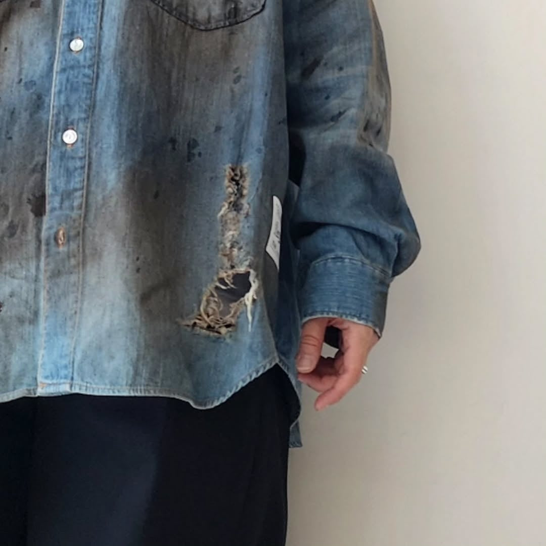 DISCOVERED / Crash Denim Shirts (Indigo)
