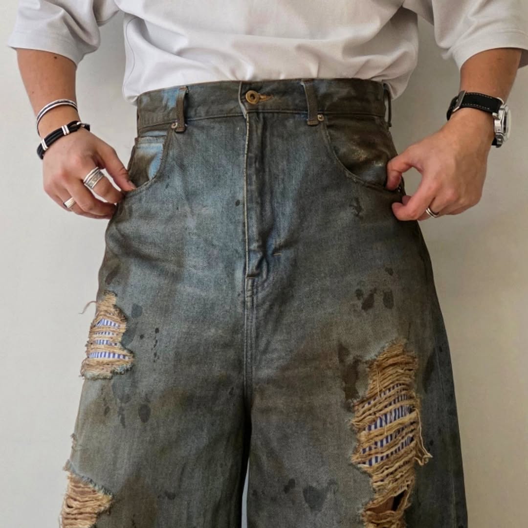 DISCOVERED / Crash Denim Pant – Tree and Branch