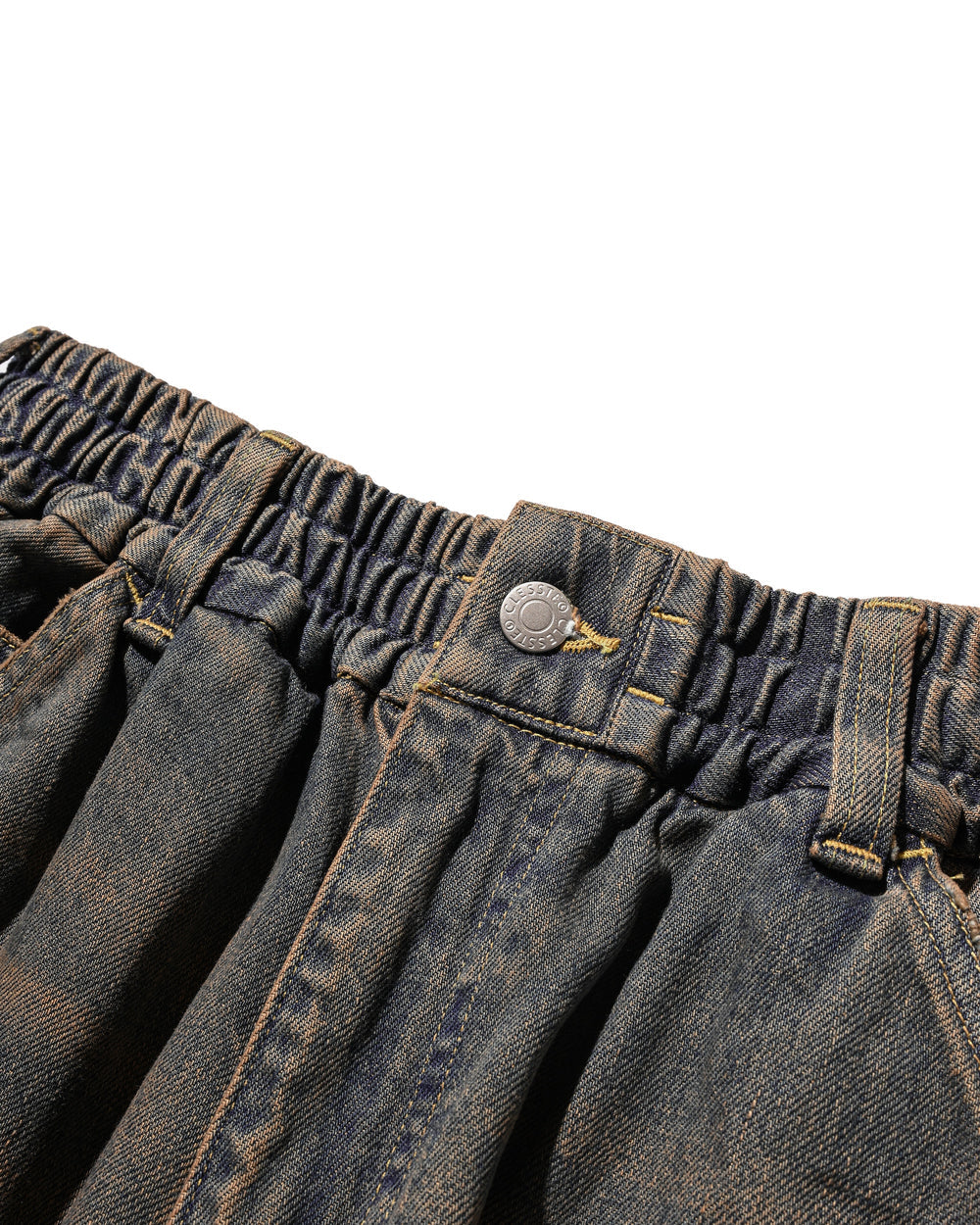 CLESSTE / Vintage Dyed Selvedge Denim Worker Pants (Vintage Brown)