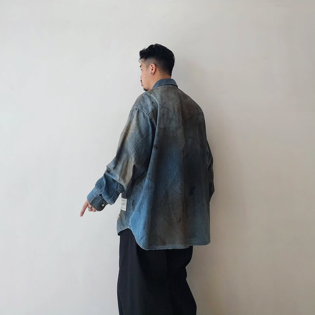 DISCOVERED / Crash Denim Shirts (Indigo)
