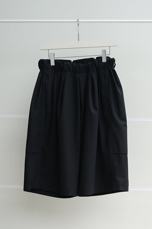 NONNOTTE / Pleat Dock Shorts Trousers (Black)