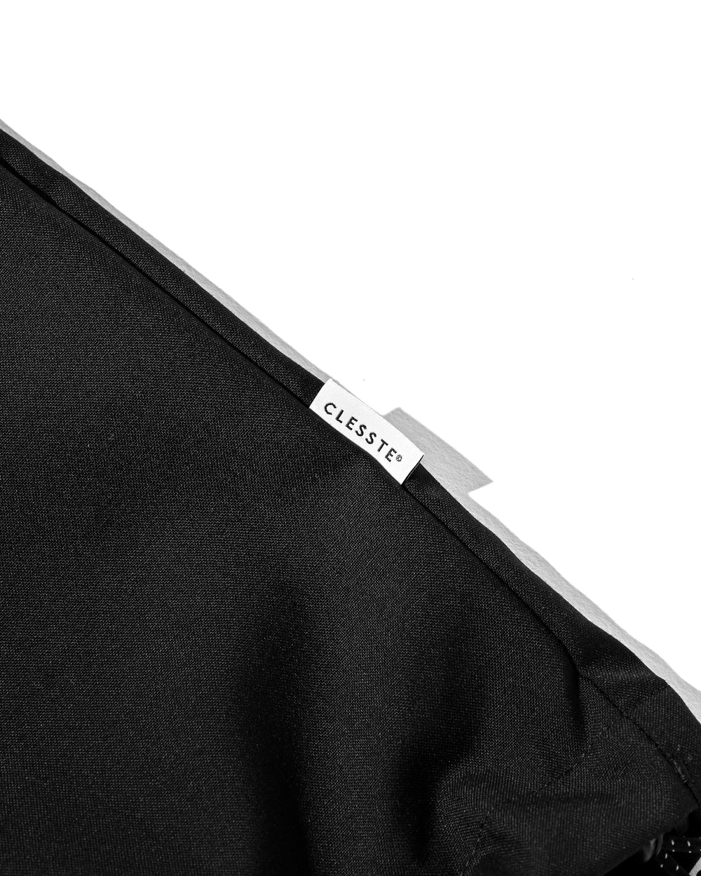 CLESSTE / Tropical Wool City S/S Half Zip Shirt (Black)
