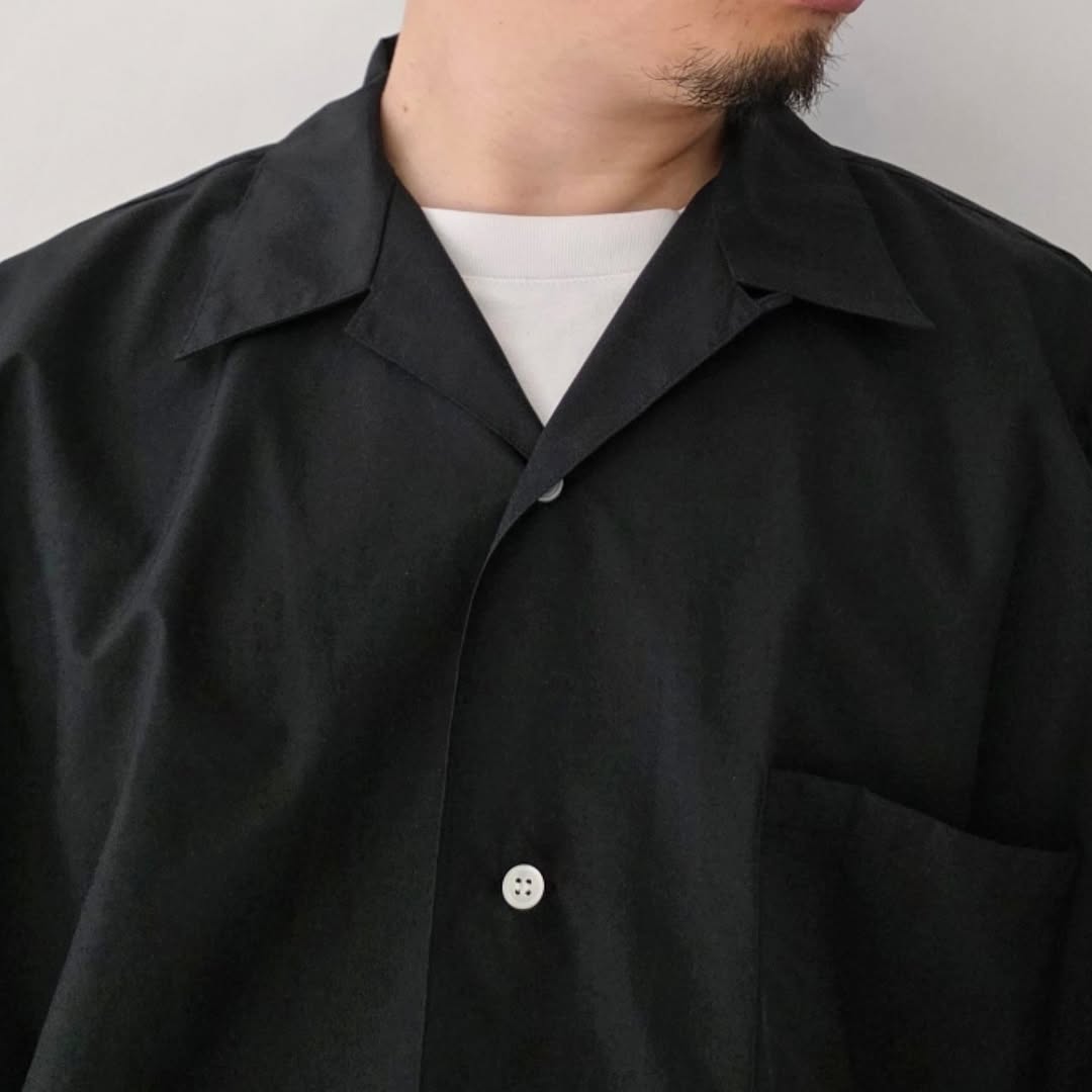DISCOVERED / Hem Crochet Open Collar Shirts