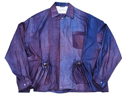THE JEAN PIERRE / Urban Wool Tech Pyjama Shirt (Bordeaux)