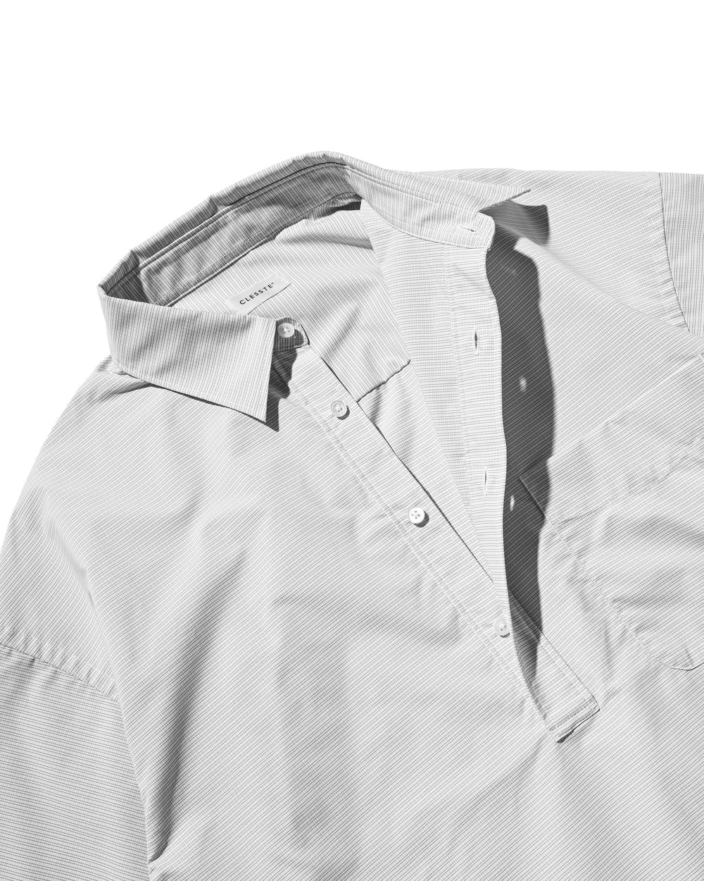 CLESSTE / Mini Plaid S/S Pullover Shirt (White)