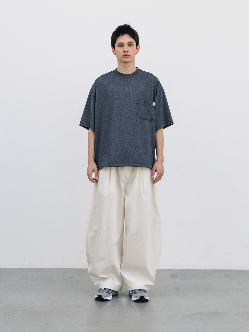 CLESSTE / Tech Pocket S/S T-Shirt (Charcoal)
