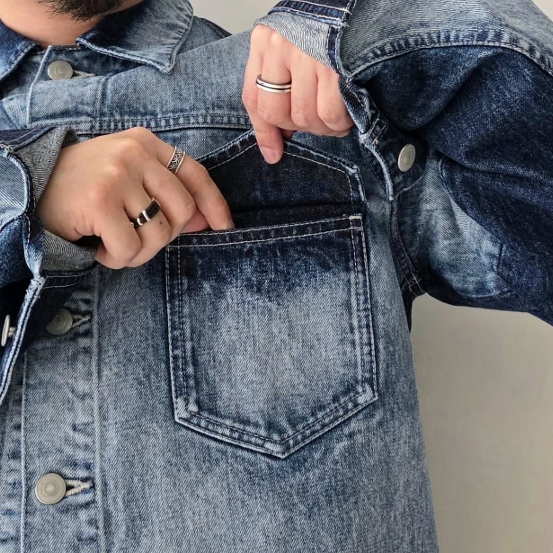 NOMAT / 2 Tone Denim Blouson