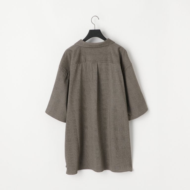 KANEMASA PHIL / 28G Loop Yarn Glen Check Ether Shirt (Beige)