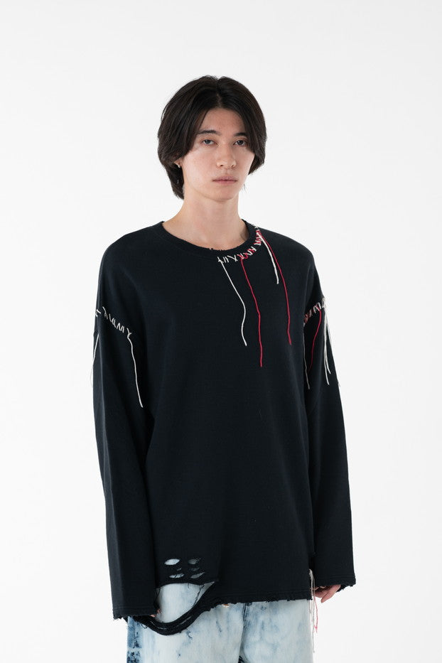 DISCOVERED / Looping Sweat (Black)