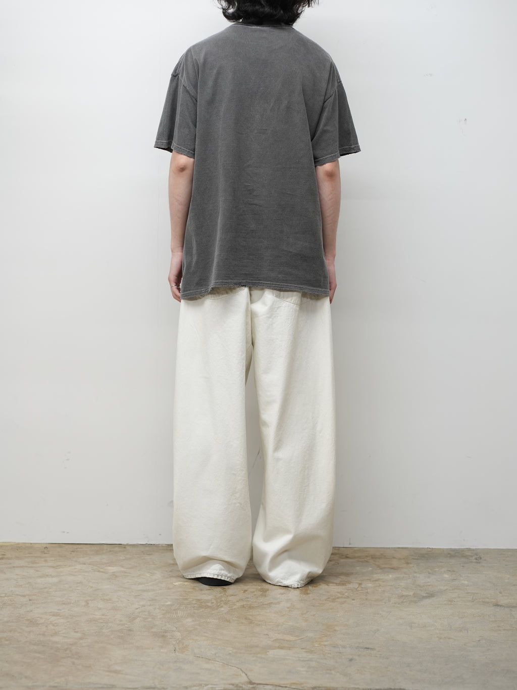 ANCELLM / Embroidery T-Shirt (Black)