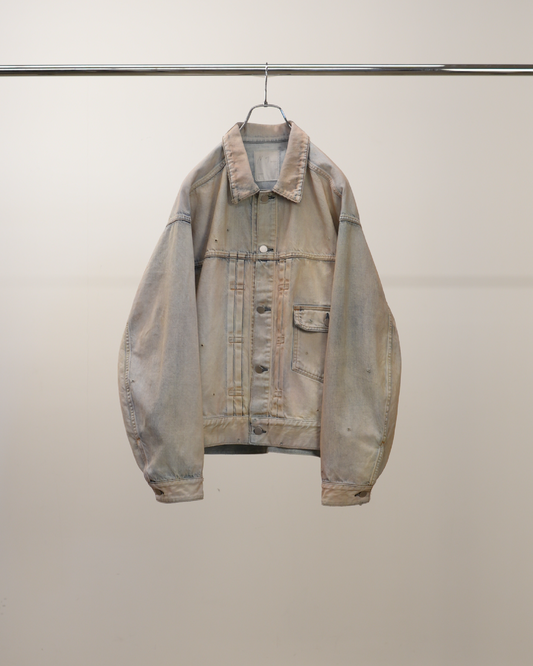 ANCELLM / Layering Color Denim Jacket (Indigo)