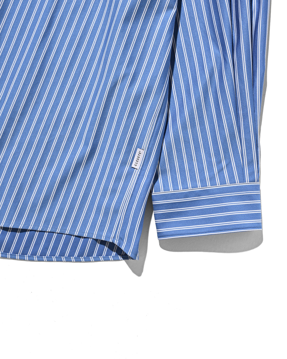 CLESSTE / 46G Knit Everyday L/S Shirt (Sax Blue Stripe)