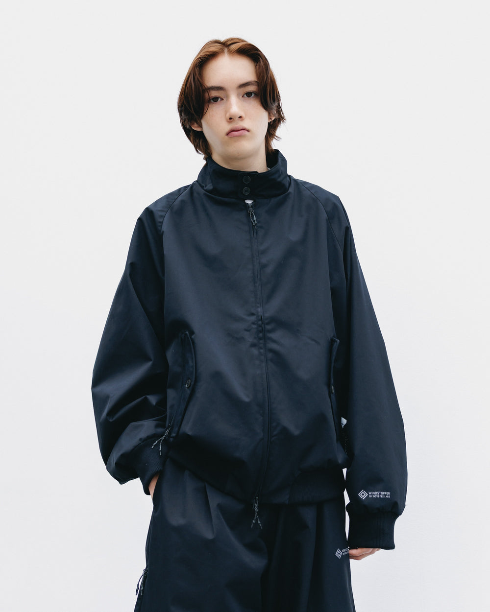 CLESSTE / +Phenix Windstopper® By Gore-Tex Labs Twill City Harrington Jacket (Black)