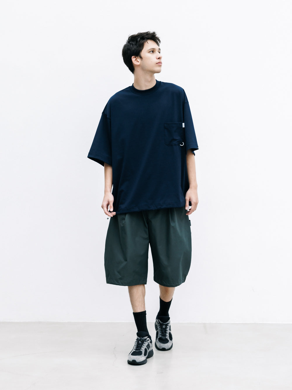 CLESSTE / Tech Pocket S/S T-Shirt (Navy)