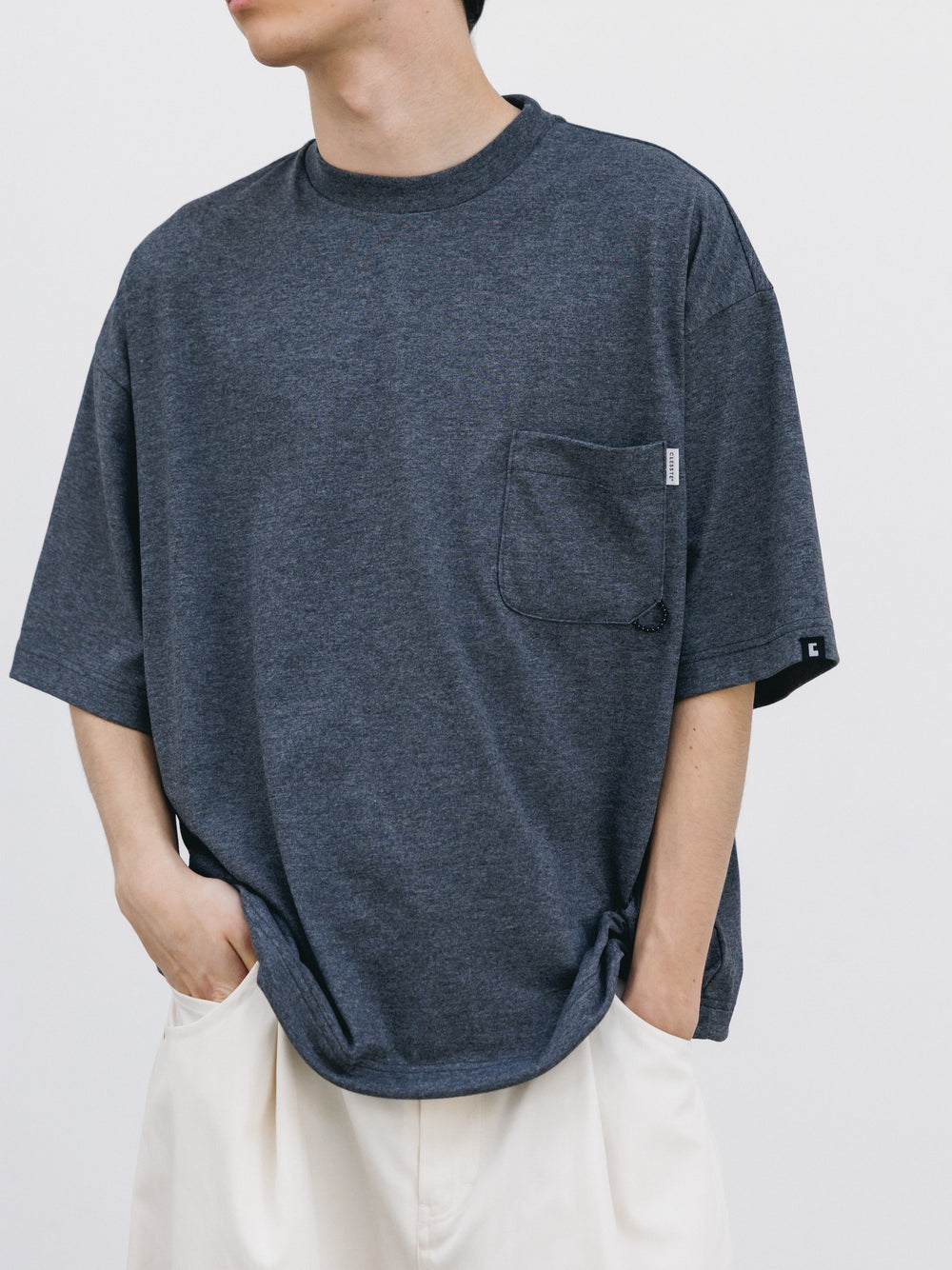 CLESSTE / Tech Pocket S/S T-Shirt (Charcoal)