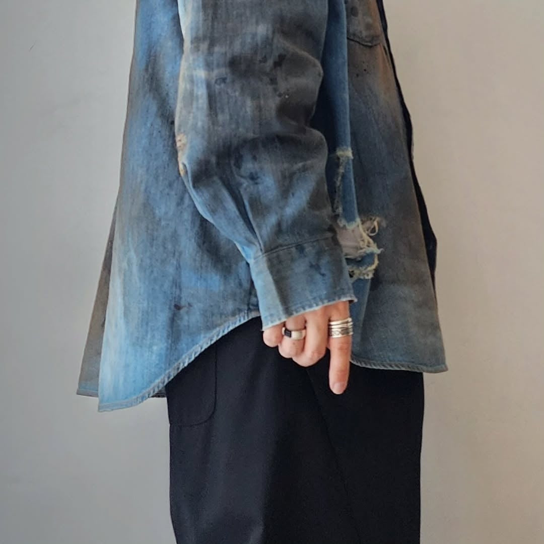 DISCOVERED / Crash Denim Shirts (Indigo)