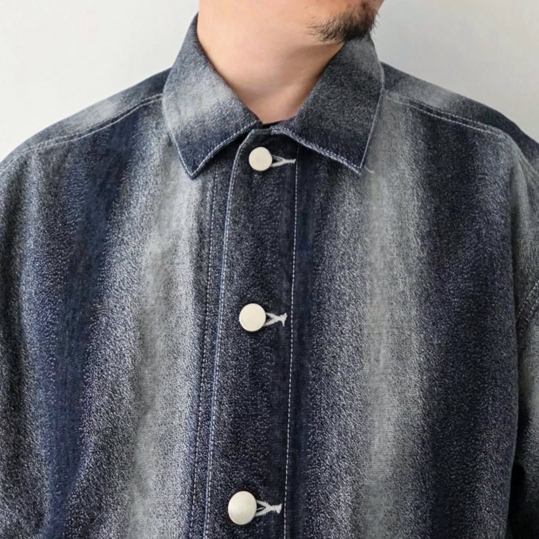 REVERBERATE / Gradation Denim Jacket (Indigo)