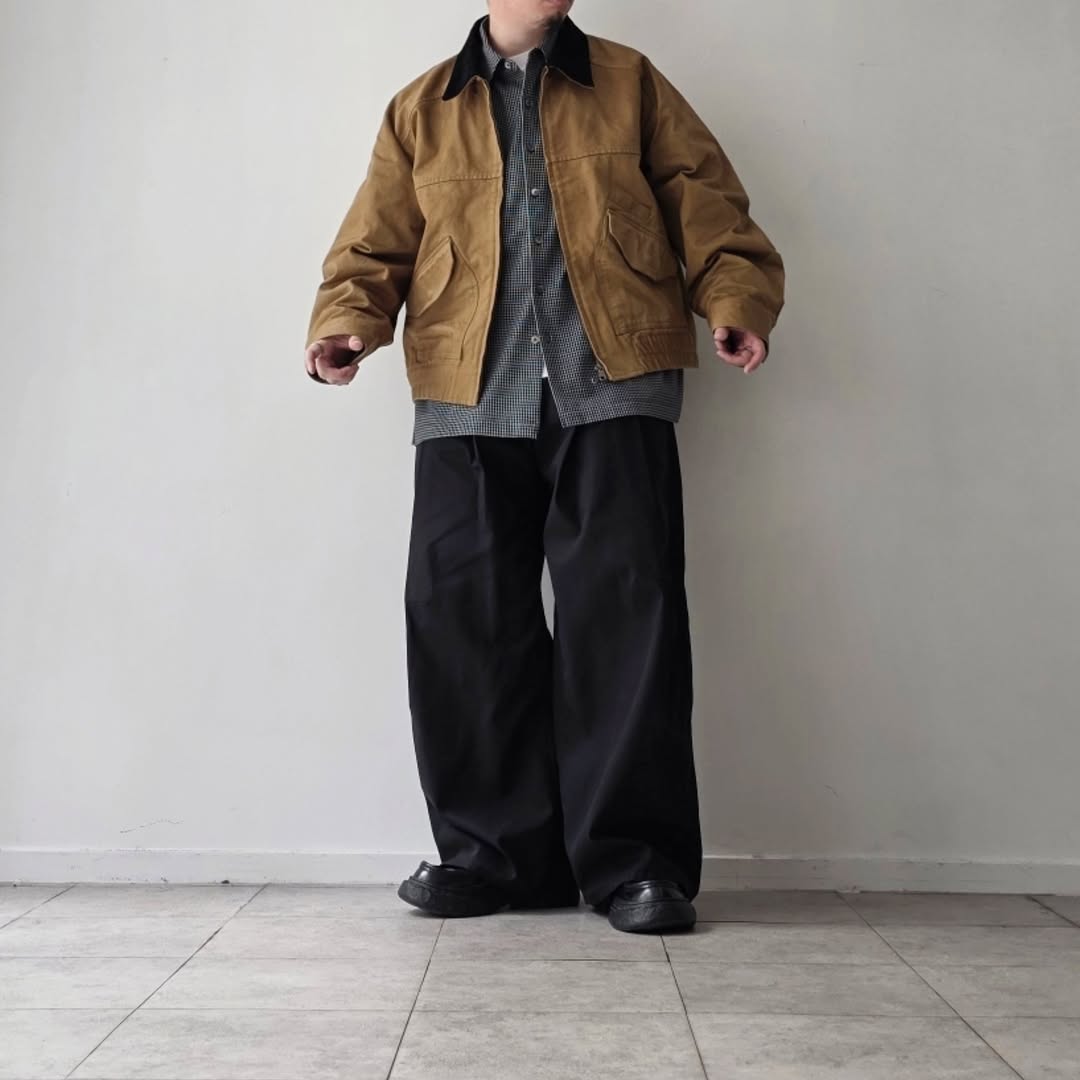 ANCELLM / Zip Blouson (Beige)