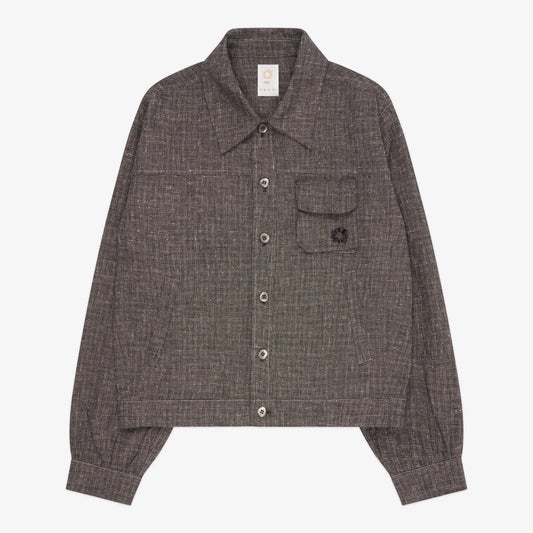 GANDER / Pennine Shirt SS26 (Black Speckled)