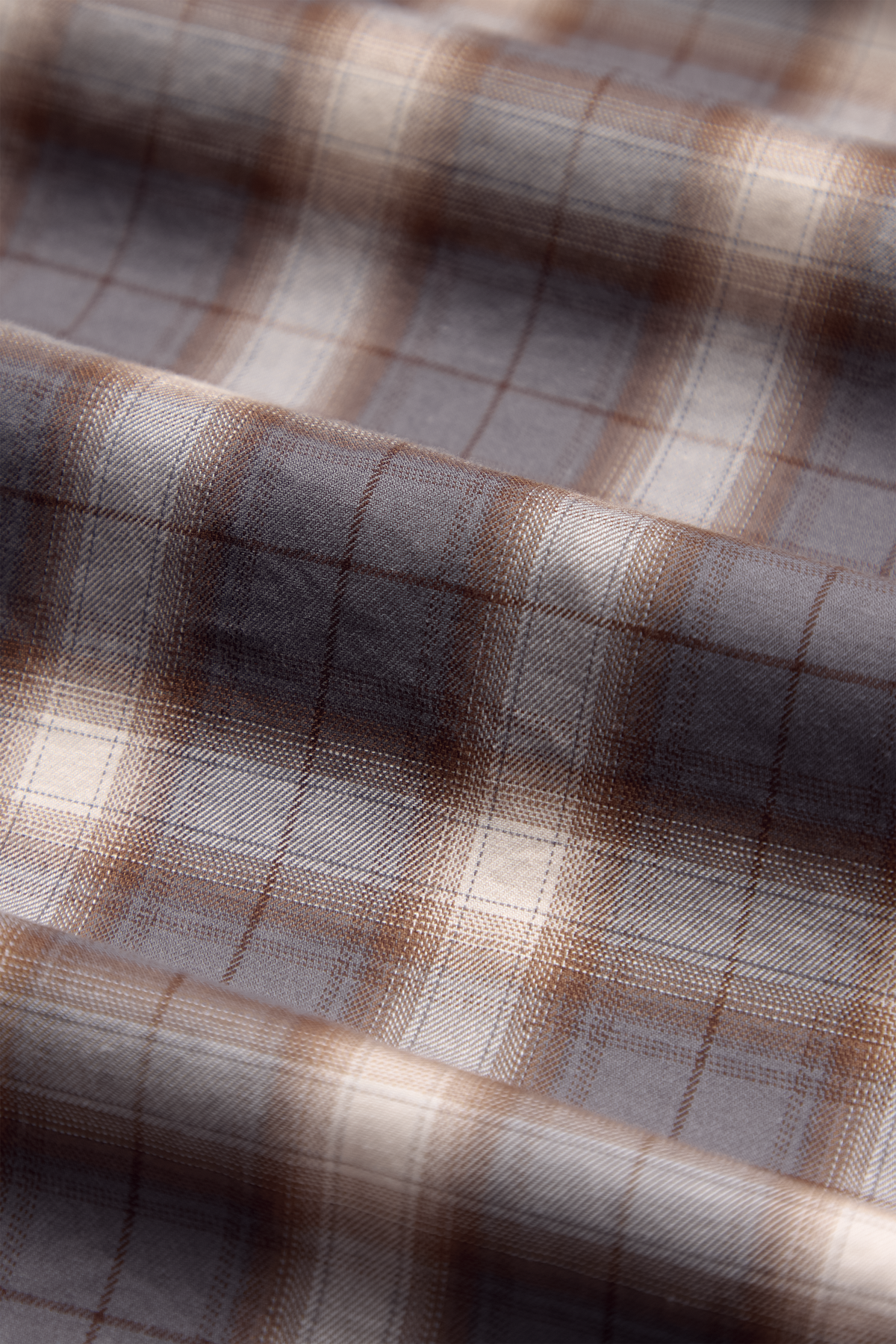 SAGE NATION / Chisholm Shirt - Ivory Espresso Check