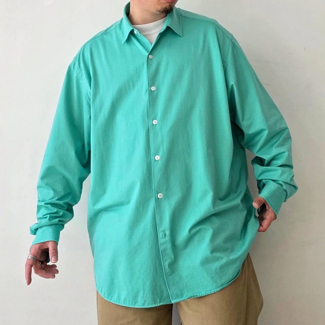 KANEMASA PHIL / 46G Atmosphere Shirt (Turquoise)
