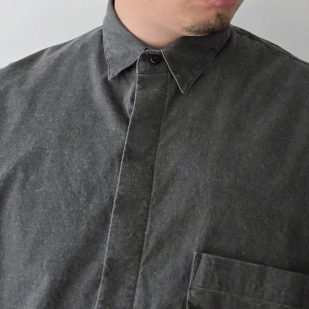 THE JEAN PIERRE / Signature 11XL Shirt (Broad)(Fade Blk)