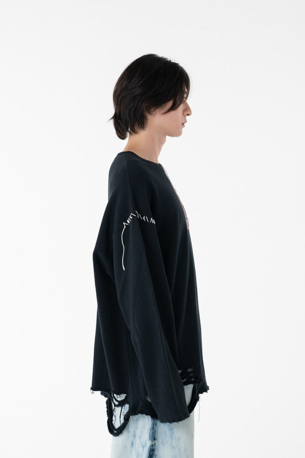 DISCOVERED / Looping Sweat (Black)
