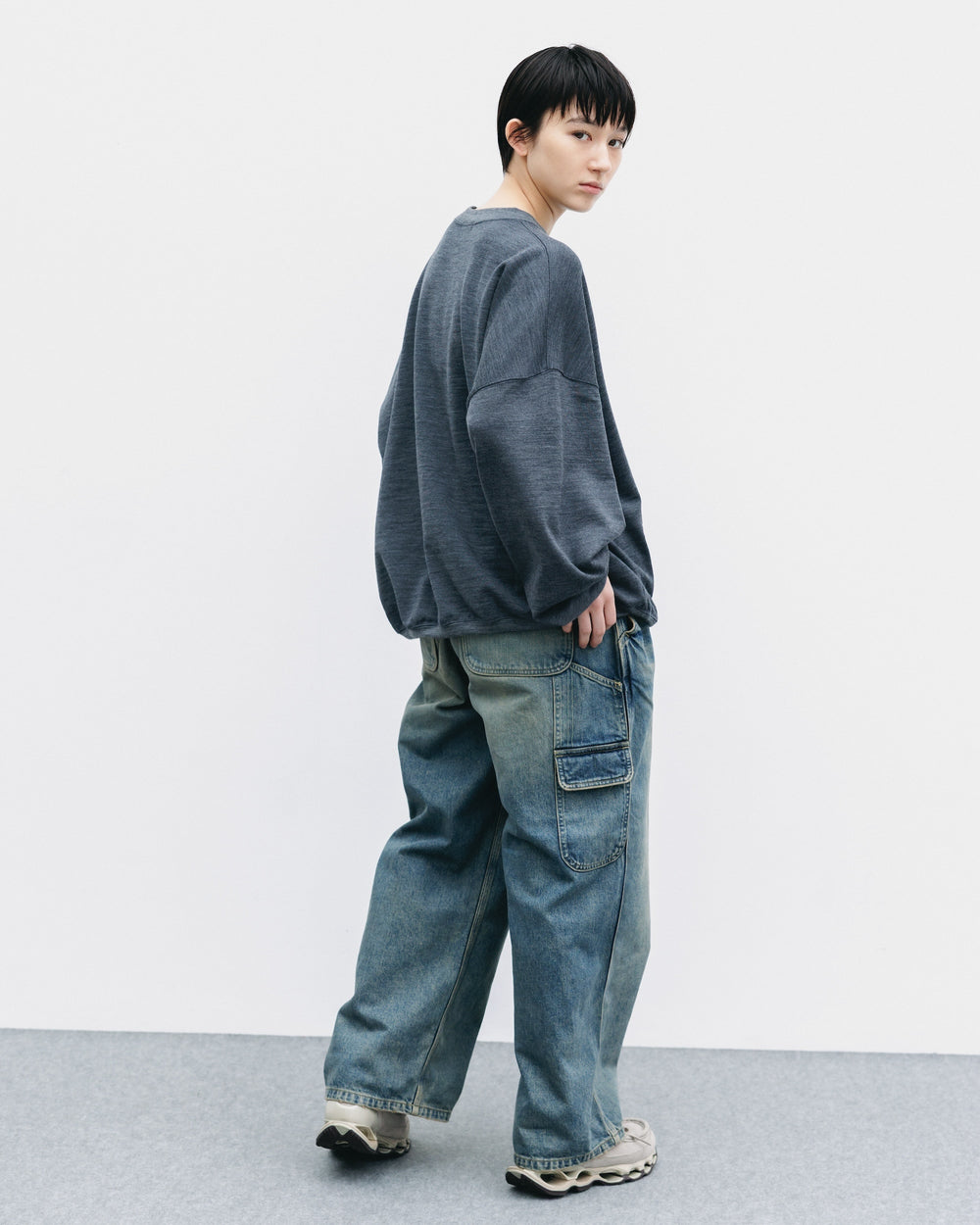 CLESSTE / Vintage Dyed Selvedge Denim Worker Pants (Vintage Indigo)