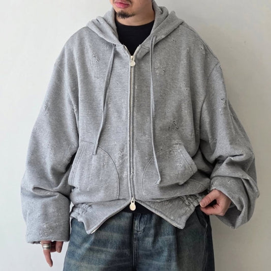 SHINYAKOZUKA / Old Style Zip Up Hoodie