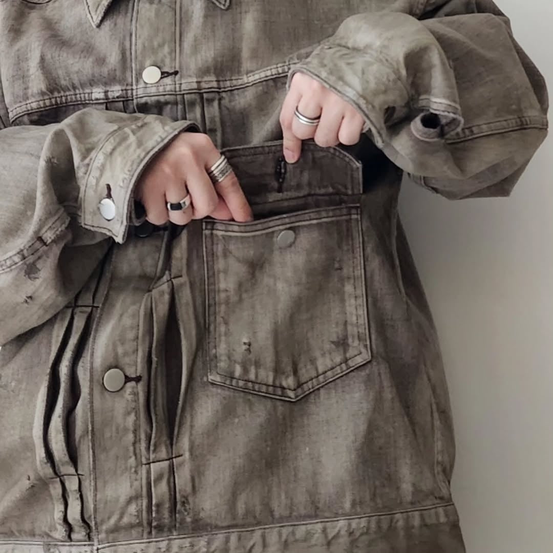 ANCELLM / Aging Denim Jacket