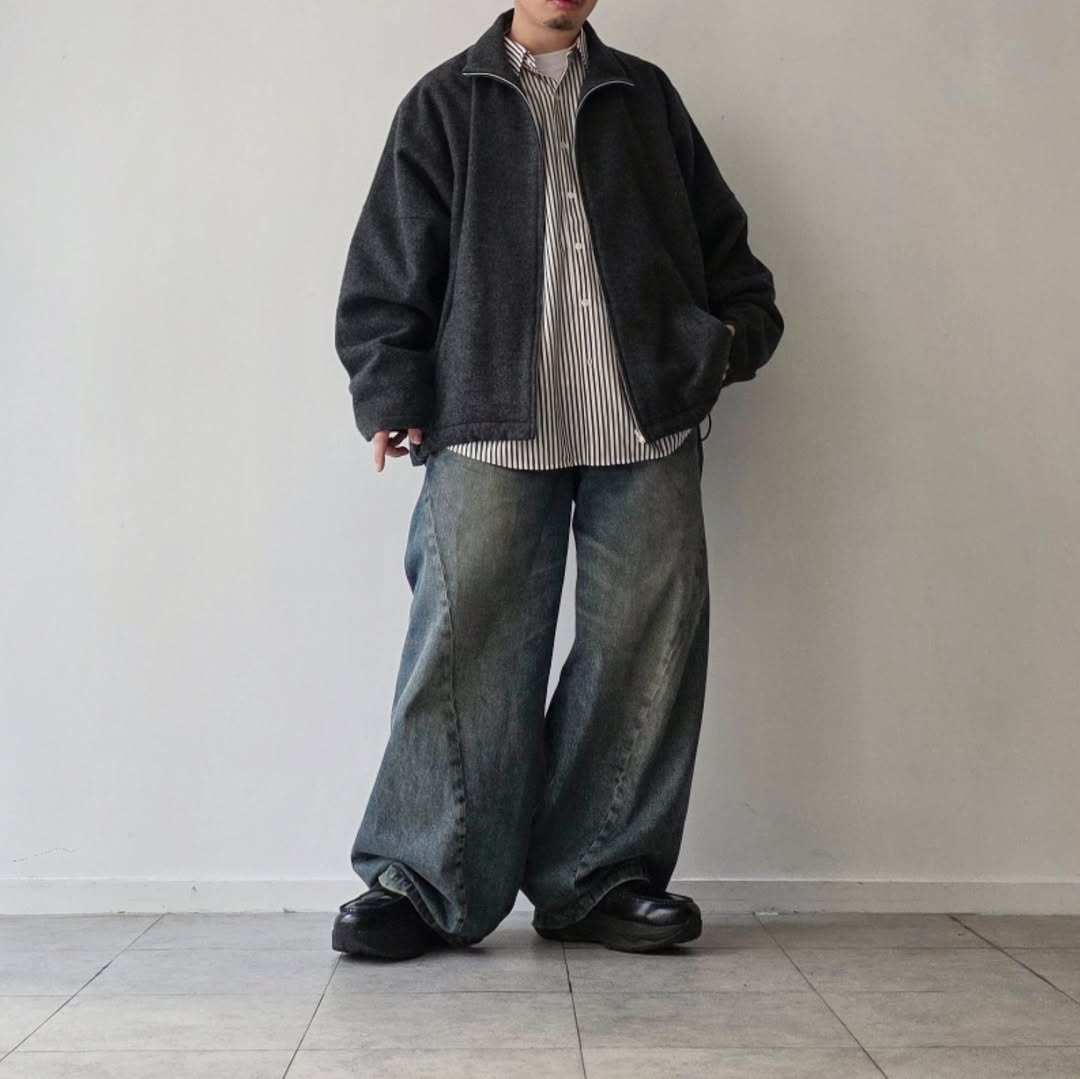 BLANC YM / Cashmere Zip Jacket