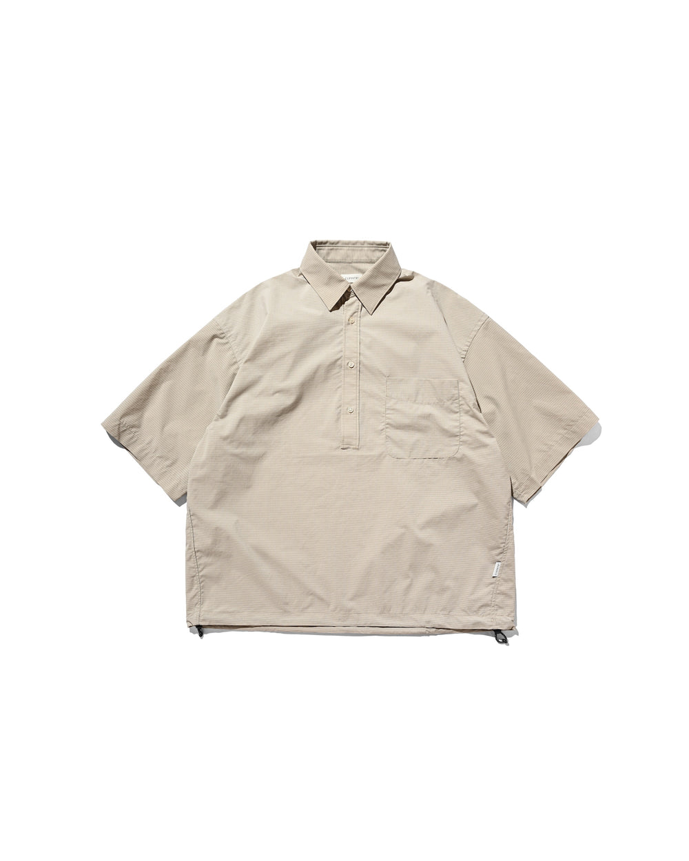 CLESSTE / Mini Plaid S/S Pullover Shirt (Beige)